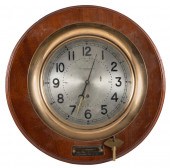 BRASS CHELSEA SHIP'S CLOCK FRO