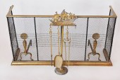 BRASS CLIPPER SHIP AND SCALLOP