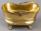 BRASS COAL SCUTTLE Brass coal