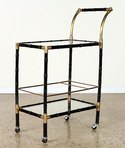 BRASS COCKTAIL CART MANNER OF BILLY