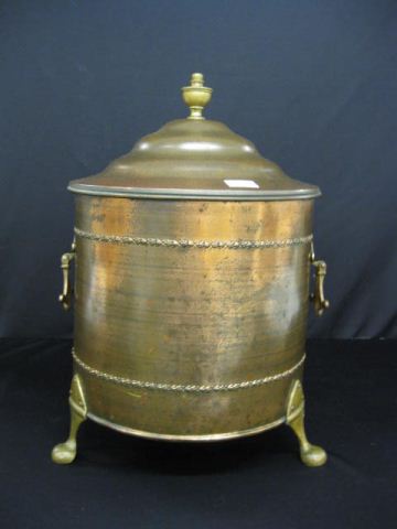 Brass Covered Pot handled