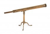 BRASS DESK TELESCOPE ENGLAND,