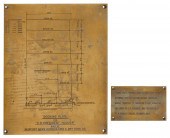 BRASS DOCKING PLATE FOR S.S. "