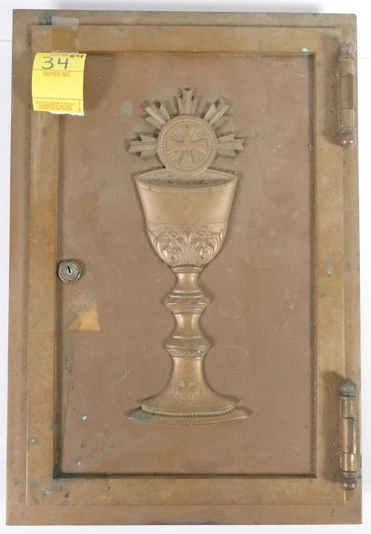 BRASS DOOR FOR COMMUNION ELEMENTS