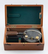 BRASS DOUBLE DRUM SEXTANT BRIT