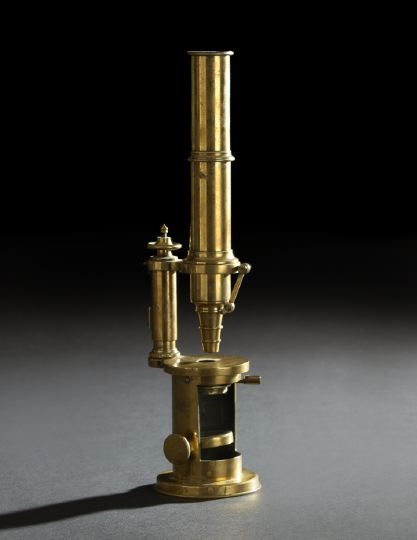 Brass Drum Microscope,  ca. 1850,