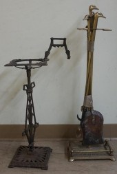 BRASS DUCK HEAD FIRE TOOL SET