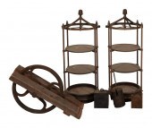 BRASS DUMBWAITER IN THREE PART