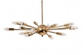 BRASS EIGHTEEN LIGHT "SPUTNIK"
