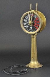 BRASS ENGINE ORDER LAMP Electr