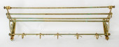BRASS ENTRANCE COAT RACK<br>Br