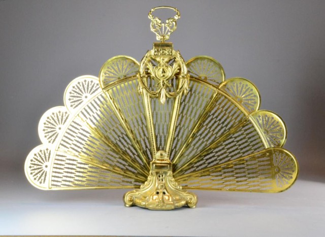 Brass Fan Shaped Fire