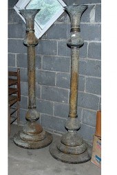 BRASS FILIGRE STANDSA pair of