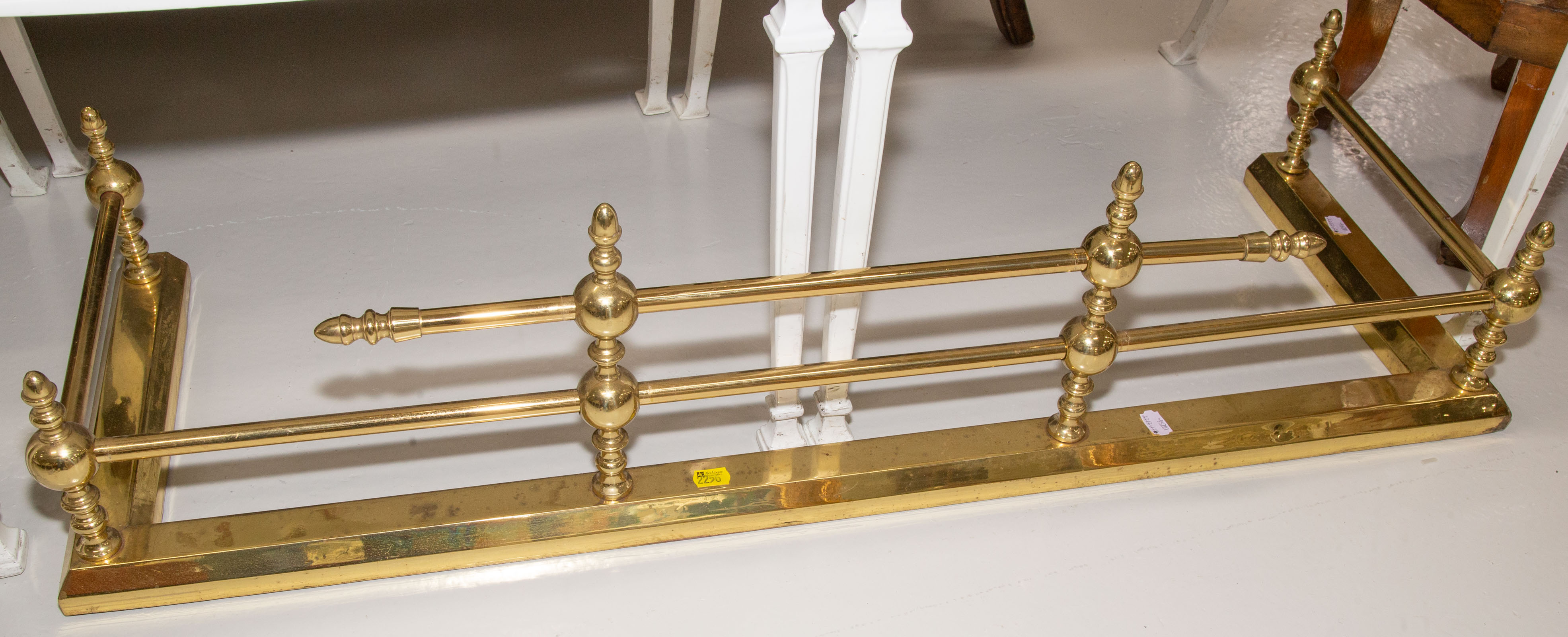 BRASS FIRE FENDER .