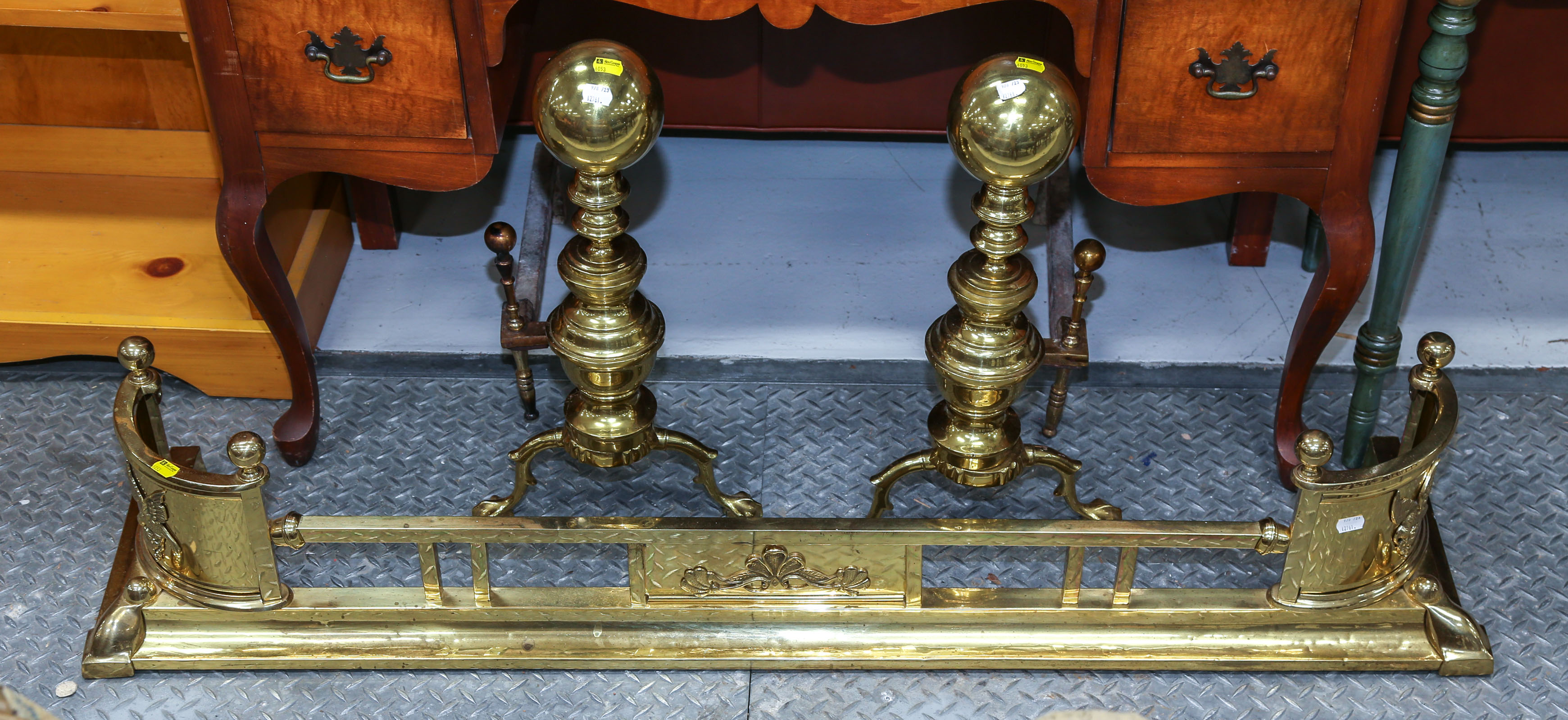BRASS FIRE FENDER & CANNONBALL