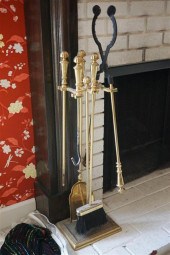 BRASS FIRE TOOL SETBrass Fire