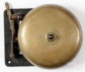 BRASS FIREHOUSE GONG BELL<br>B