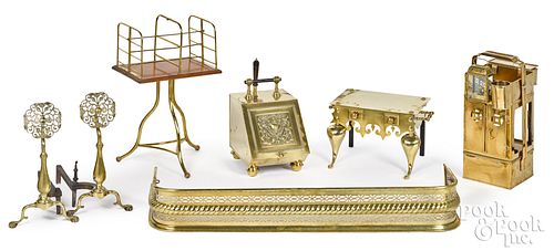 BRASS FIREPLACE ACCESSORIESBrass