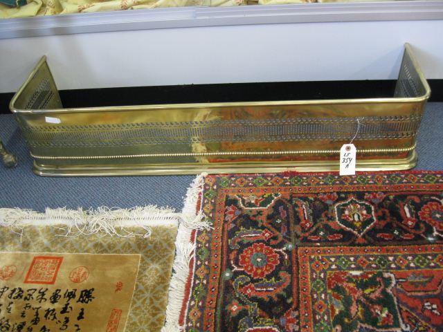 Brass Fireplace Fender fancy