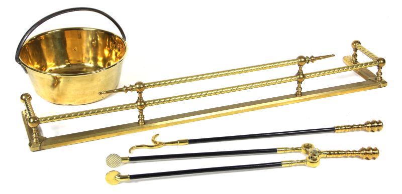 Brass Fireplace Grouping(4)