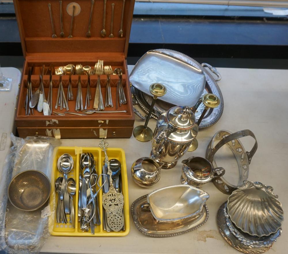 BRASS FLAT TABLE SERVICE AND