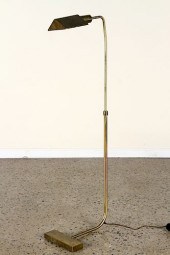 BRASS FLOOR LAMP MANNER OF CED