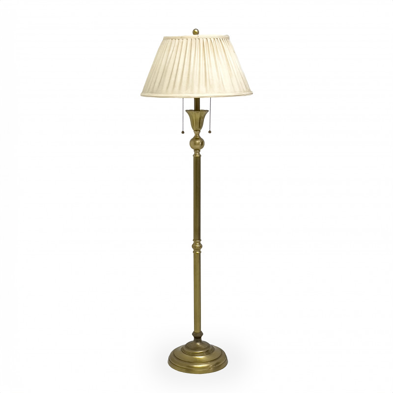 BRASS FLOOR LAMPheight: 57 1/2