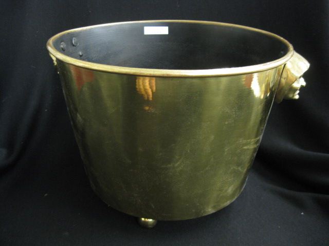 Brass Footed Planterwith figural