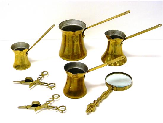 Brass four graduated measures