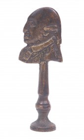 Brass George Washington Pipe T