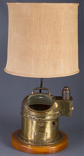 BRASS GIMBAL MOUNTED SHIPS