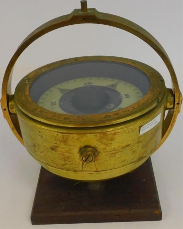 BRASS GIMBALED SHIP'S WET