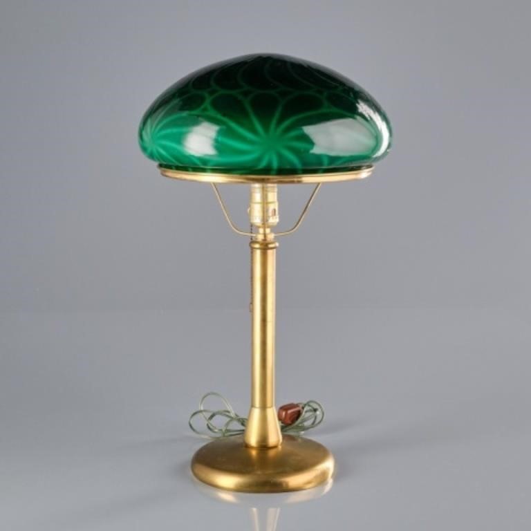 BRASS & GREEN GLASS STUDENT'S