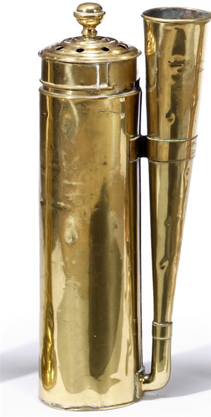 Brass hand-operated fog horn   