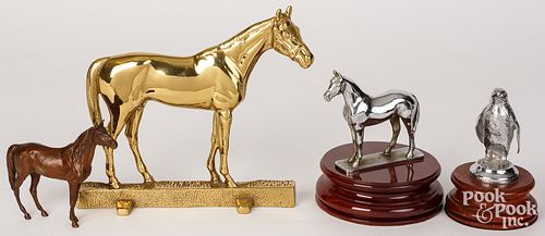 BRASS HORSE DOORSTOPBrass horse