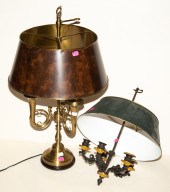 BRASS HUNTING HORN LAMP & HANG