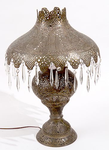 BRASS INDIAN LAMPA ca 1930,