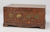 BRASS INLAID CAMPHOR WOOD DRES