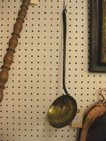 Brass & Iron Fireplace Ladle 18''.