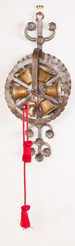 BRASS & IRON "RING OF BELLS" DOOR