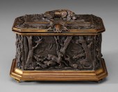 Brass Jewelry Cask Continental