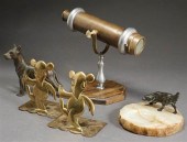 BRASS KALEIDOSCOPE, PAIR OF BR