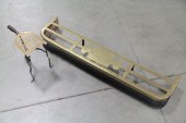 BRASS KETTLE STAND AND BRASS F