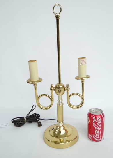 Brass lamp. 21 1/2'' Ht.