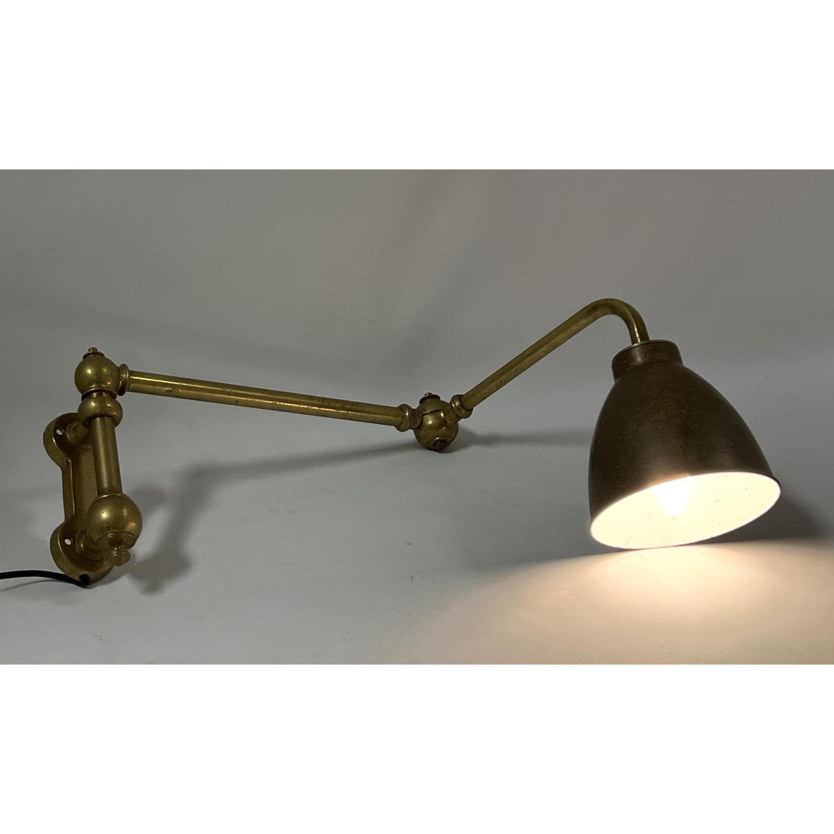 Brass Lamp Wall Mount Extension Arm