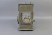 Brass lantern marked G. Polkey