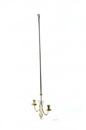 BRASS LIGHTING DEVICE.  Americ