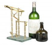 Brass mechanical wine pourer,