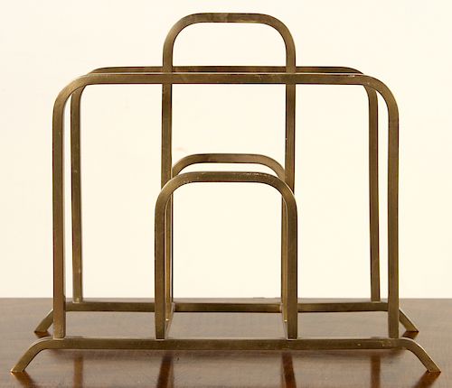 BRASS MID CENTURY MODERN MAGAZINE