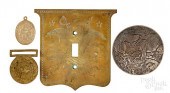 BRASS MILITARY BELT BUCKLE BY